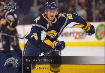 #262 Henrik Tallinder - Buffalo Sabres - 2009-10 Upper Deck Hockey