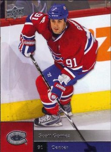 #265 Scott Gomez - Montreal Canadiens - 2009-10 Upper Deck Hockey