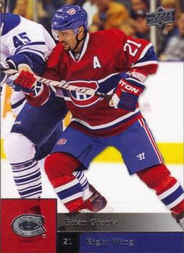 #271 Brian Gionta - Montreal Canadiens - 2009-10 Upper Deck Hockey