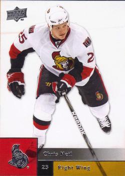 #274 Chris Neil - Ottawa Senators - 2009-10 Upper Deck Hockey