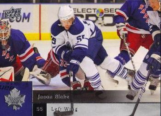 #279 Jason Blake - Toronto Maple Leafs - 2009-10 Upper Deck Hockey