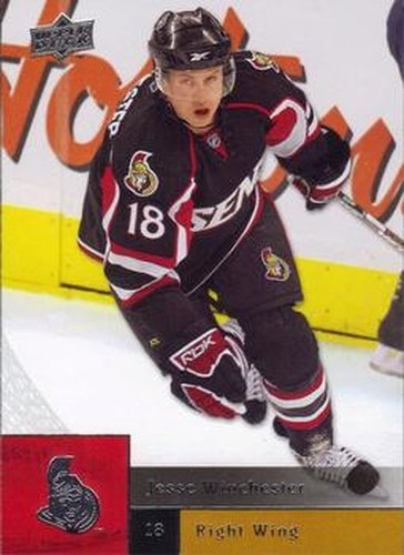 #27 Jesse Winchester - Ottawa Senators - 2009-10 Upper Deck Hockey