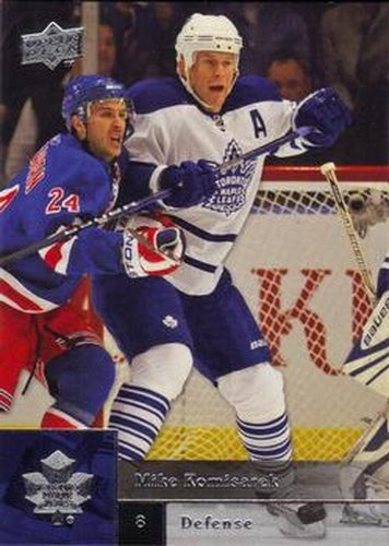 #285 Mike Komisarek - Toronto Maple Leafs - 2009-10 Upper Deck Hockey