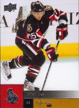 #28 Brian Lee - Ottawa Senators - 2009-10 Upper Deck Hockey