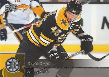 #2 David Krejci - Boston Bruins - 2009-10 Upper Deck Hockey