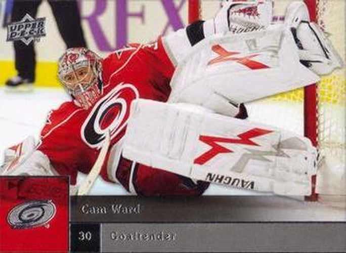 #331 Cam Ward - Carolina Hurricanes - 2009-10 Upper Deck Hockey