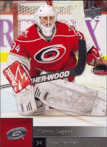 #333 Manny Legace - Carolina Hurricanes - 2009-10 Upper Deck Hockey