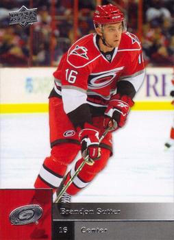 #334 Brandon Sutter - Carolina Hurricanes - 2009-10 Upper Deck Hockey