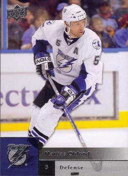 #338 Mattias Ohlund - Tampa Bay Lightning - 2009-10 Upper Deck Hockey