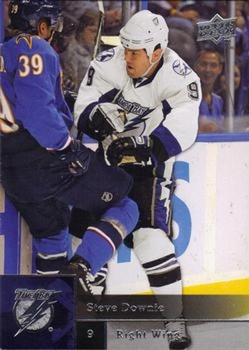 #341 Steve Downie - Tampa Bay Lightning - 2009-10 Upper Deck Hockey