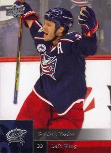#369 Fredrik Modin - Columbus Blue Jackets - 2009-10 Upper Deck Hockey