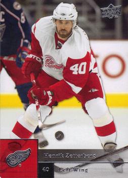 #370 Henrik Zetterberg - Detroit Red Wings - 2009-10 Upper Deck Hockey