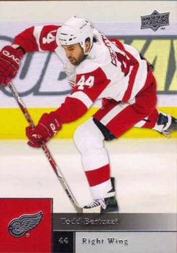 #371 Todd Bertuzzi - Detroit Red Wings - 2009-10 Upper Deck Hockey