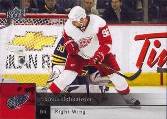 #373 Tomas Holmstrom - Detroit Red Wings - 2009-10 Upper Deck Hockey