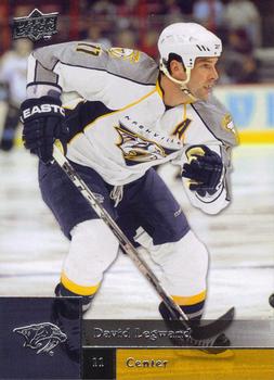 #378 David Legwand - Nashville Predators - 2009-10 Upper Deck Hockey