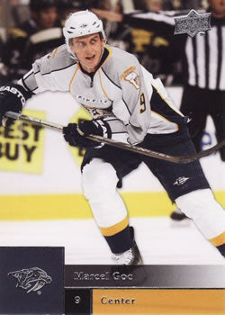 #380 Marcel Goc - Nashville Predators - 2009-10 Upper Deck Hockey