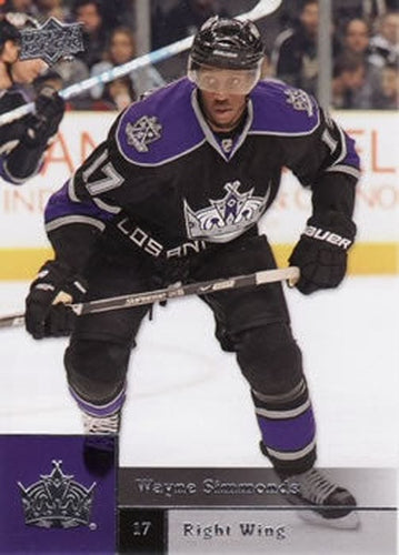 #386 Wayne Simmonds - Los Angeles Kings - 2009-10 Upper Deck Hockey