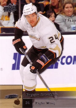 #400 Evgeny Artyukhin - Anaheim Ducks - 2009-10 Upper Deck Hockey
