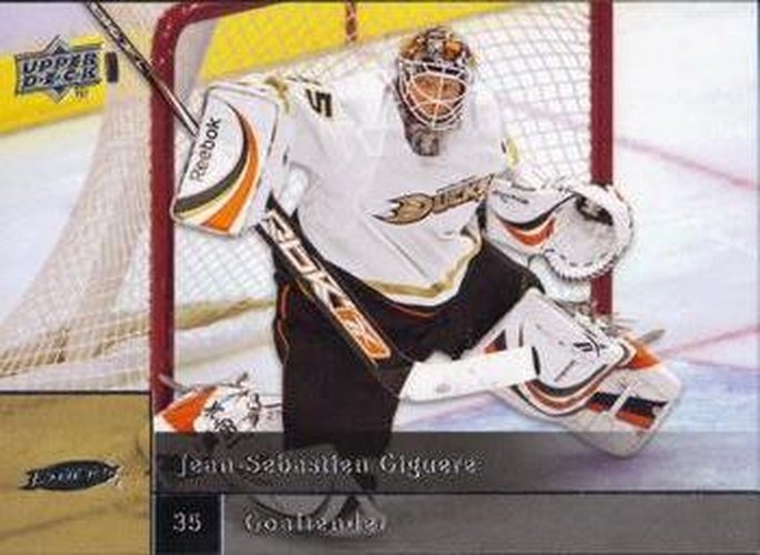 #401 Jean-Sebastien Giguere - Anaheim Ducks - 2009-10 Upper Deck Hockey
