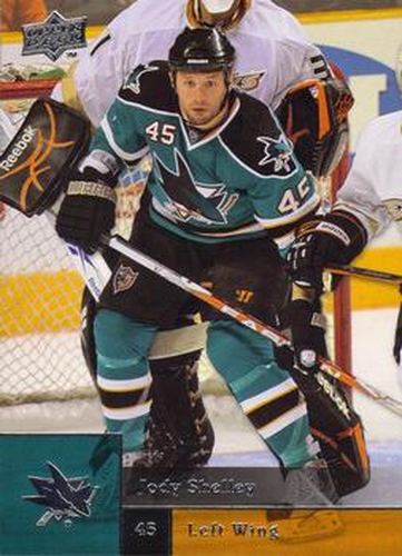 #406 Jody Shelley - San Jose Sharks - 2009-10 Upper Deck Hockey