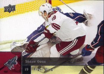 #409 Shane Doan - Phoenix Coyotes - 2009-10 Upper Deck Hockey