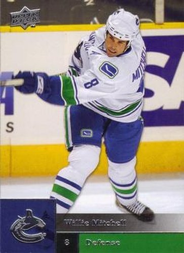 #416 Willie Mitchell - Vancouver Canucks - 2009-10 Upper Deck Hockey