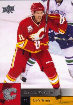#427 Fredrik Sjostrom - Calgary Flames - 2009-10 Upper Deck Hockey