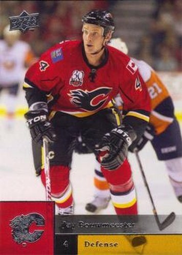 #428 Jay Bouwmeester - Calgary Flames - 2009-10 Upper Deck Hockey