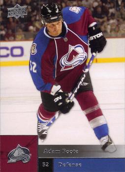 #435 Adam Foote - Colorado Avalanche - 2009-10 Upper Deck Hockey