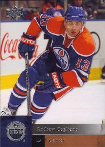 #442 Andrew Cogliano - Edmonton Oilers - 2009-10 Upper Deck Hockey