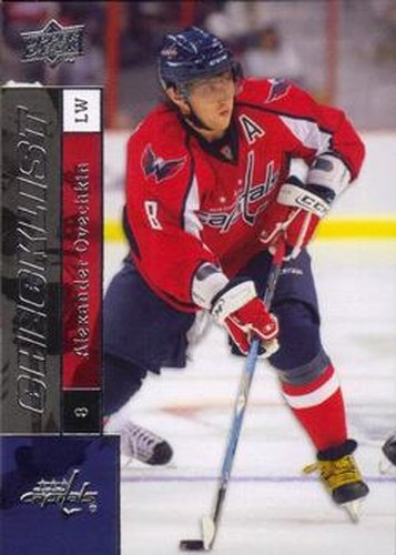 #450 Alexander Ovechkin - Washington Capitals - 2009-10 Upper Deck Hockey