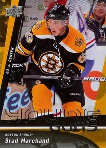 #452 Brad Marchand - Boston Bruins - 2009-10 Upper Deck Hockey