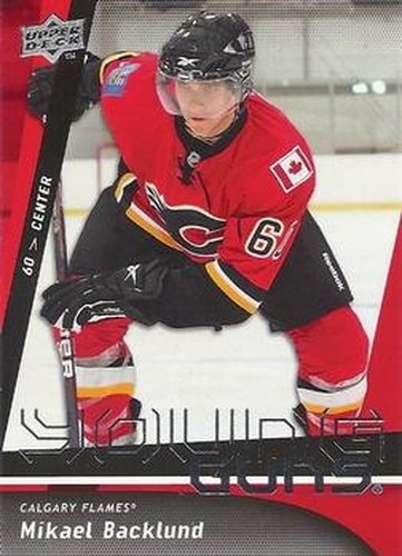 #454 Mikael Backlund - Calgary Flames - 2009-10 Upper Deck Hockey