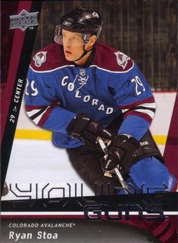 #456 Ryan Stoa - Colorado Avalanche - 2009-10 Upper Deck Hockey