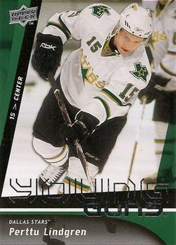 #458 Perttu Lindgren - Dallas Stars - 2009-10 Upper Deck Hockey