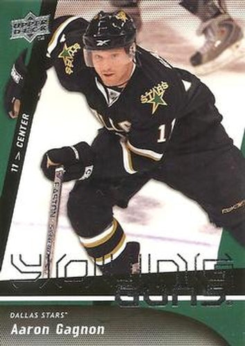 #459 Aaron Gagnon - Dallas Stars - 2009-10 Upper Deck Hockey