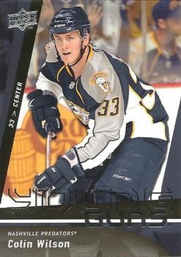 #474 Colin Wilson - Nashville Predators - 2009-10 Upper Deck Hockey