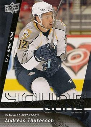 #477 Andreas Thuresson - Nashville Predators - 2009-10 Upper Deck Hockey
