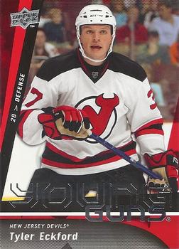 #480 Tyler Eckford - New Jersey Devils - 2009-10 Upper Deck Hockey