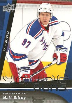 #481 Matt Gilroy - New York Rangers - 2009-10 Upper Deck Hockey