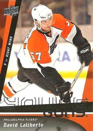 #485 David Laliberte - Philadelphia Flyers - 2009-10 Upper Deck Hockey