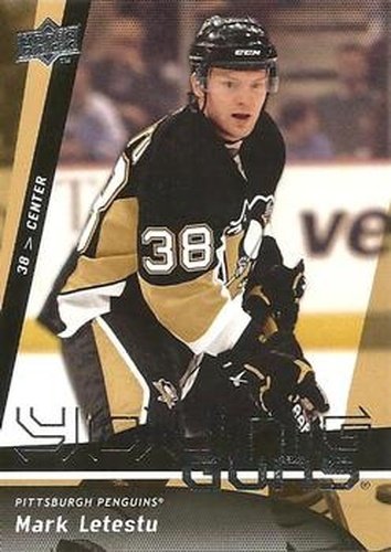 #486 Mark Letestu - Pittsburgh Penguins - 2009-10 Upper Deck Hockey