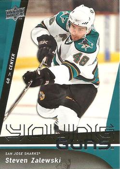 #488 Steven Zalewski - San Jose Sharks - 2009-10 Upper Deck Hockey