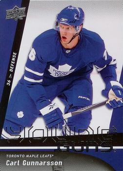 #492 Carl Gunnarsson - Toronto Maple Leafs - 2009-10 Upper Deck Hockey