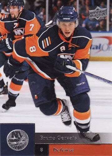 #60 Bruno Gervais - New York Islanders - 2009-10 Upper Deck Hockey