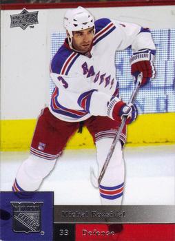 #66 Michal Rozsival - New York Rangers - 2009-10 Upper Deck Hockey