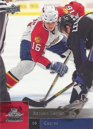 #69 Nathan Horton - Florida Panthers - 2009-10 Upper Deck Hockey