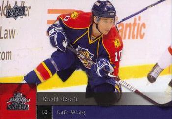 #70 David Booth - Florida Panthers - 2009-10 Upper Deck Hockey