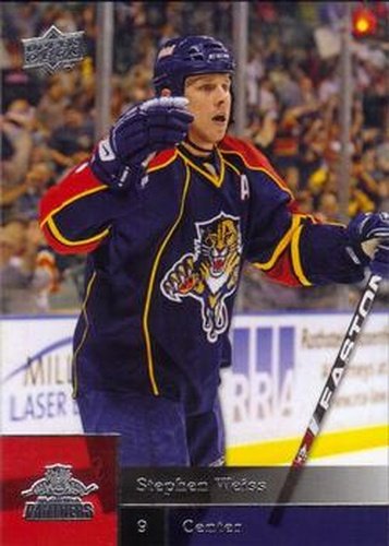 #72 Stephen Weiss - Florida Panthers - 2009-10 Upper Deck Hockey