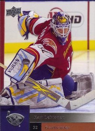 #77 Kari Lehtonen - Atlanta Thrashers - 2009-10 Upper Deck Hockey